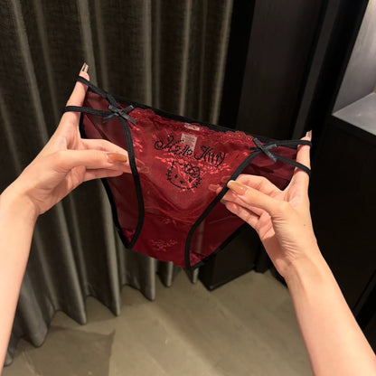 Hello Kitty Rhinestone Lace Coquette Panties
