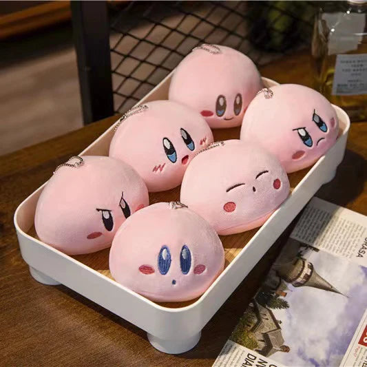 Kirby Plush Pillow with 6 Mini Plushies Set