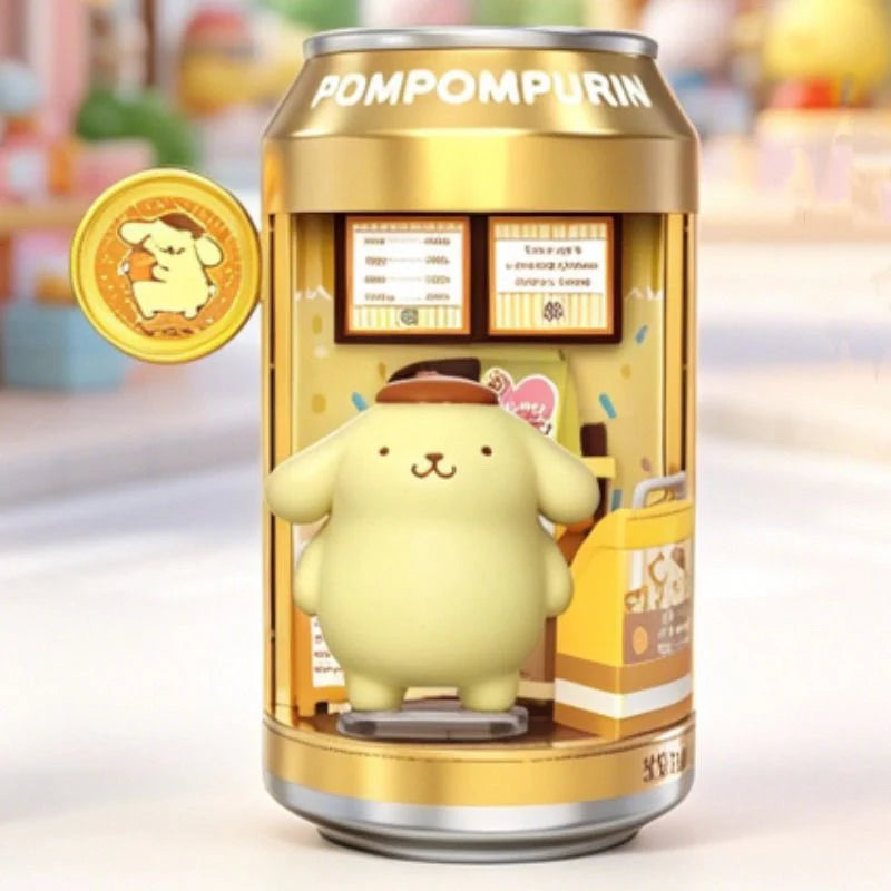 Sanrio Characters Soda Can Blind Box - Dessert Shop Street Mini Building Blocks