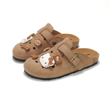 Hello Kitty Suede Soft Footbed Clogs