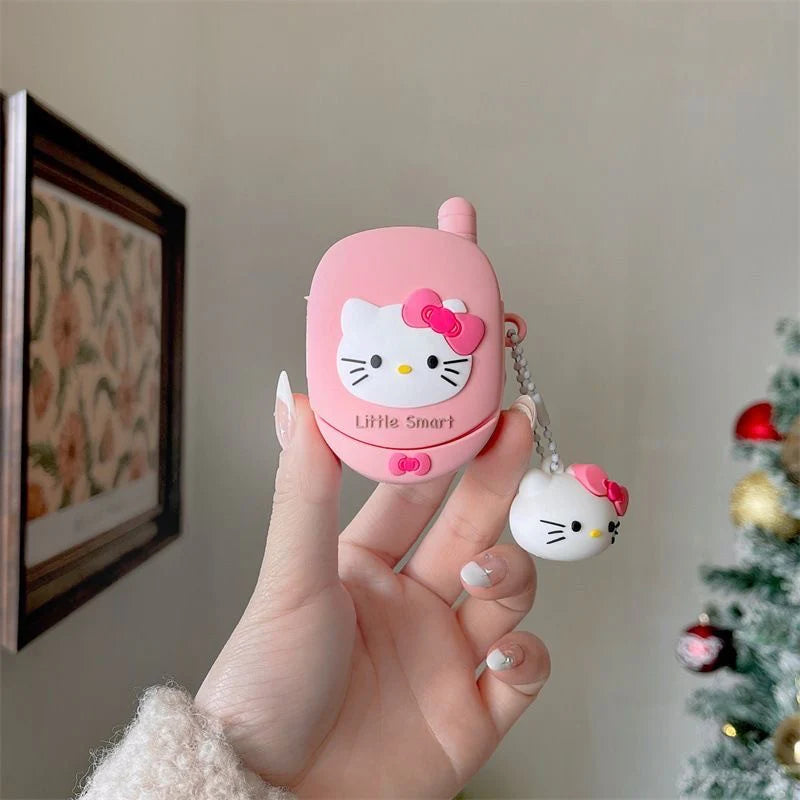 Pink Hello Kitty Cellphone AirPod Case