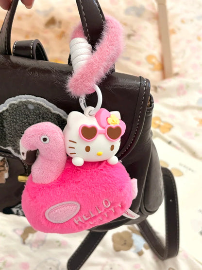 Hello Kitty Tropical Plush Keychain – Sun Activated Tanning Effect