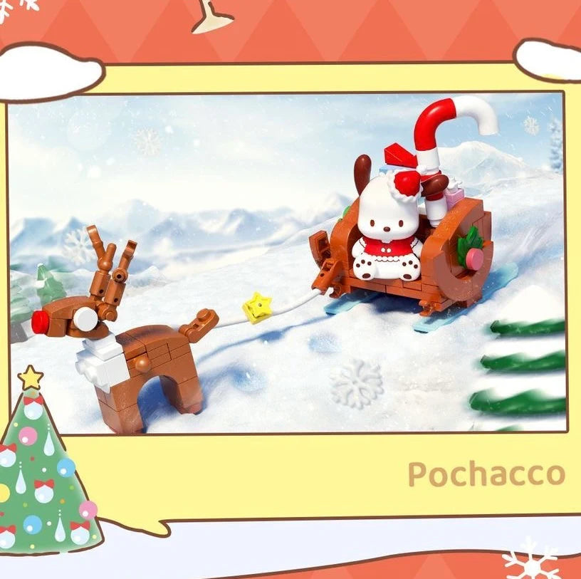 Sanrio Christmas Tree Building Set - Hello Kitty & Friends Edition