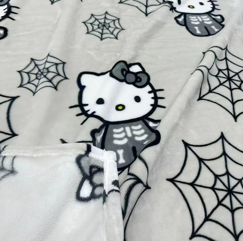 Hello Kitty halloween spiderweb discount throw