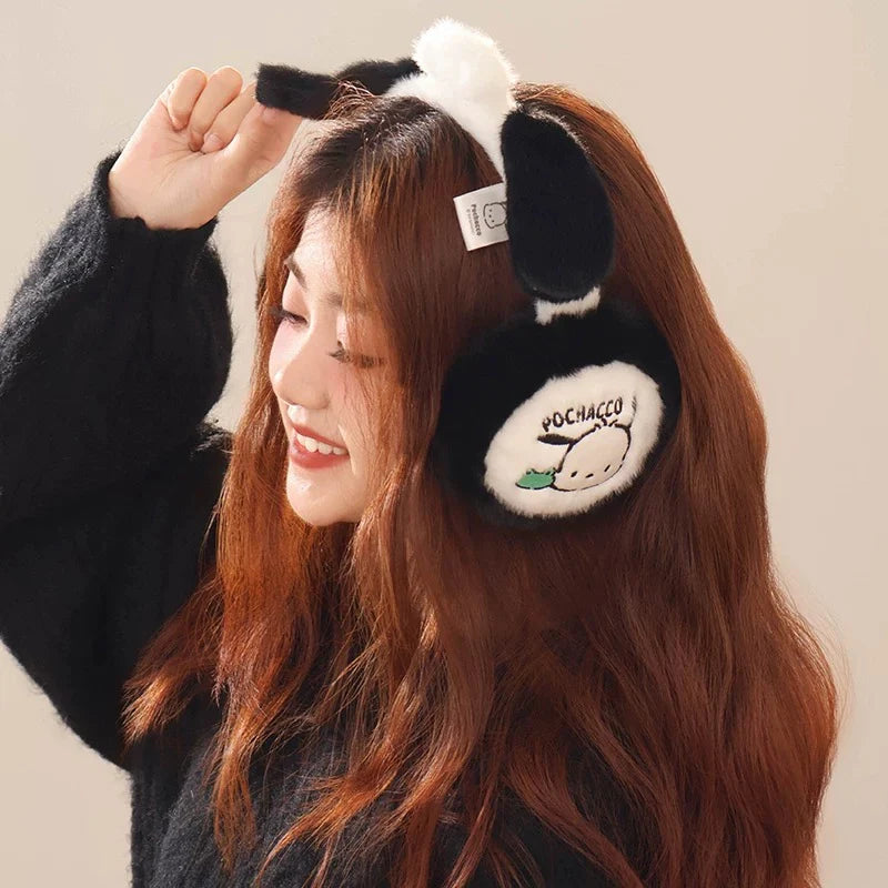 Sanrio Foldable Fluffy Winter Ear Muffs