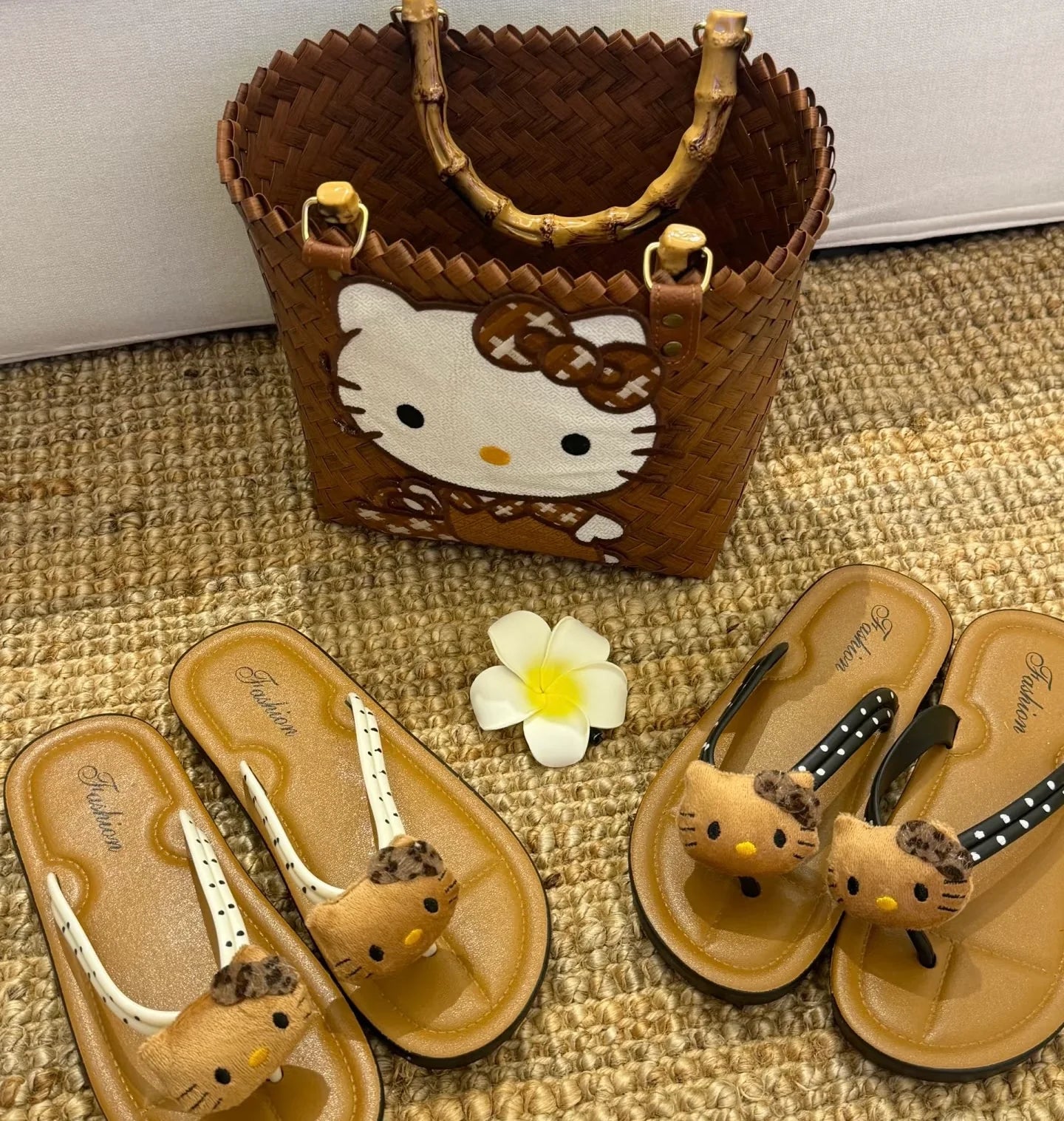Hello Kitty Limited Edition Woven Handbag