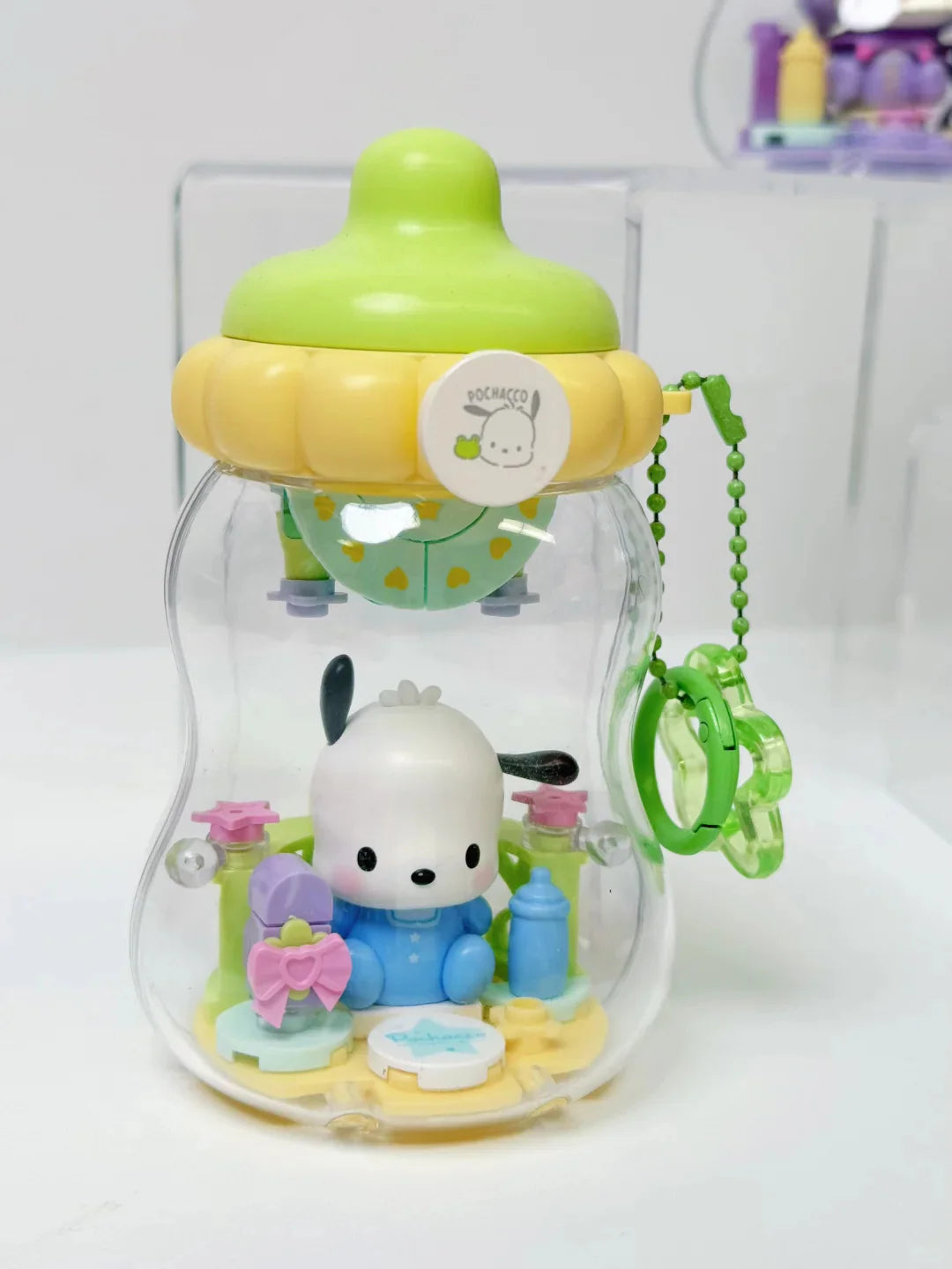 Sanrio Characters Baby Bottle Building Blocks Blind Box Keychain