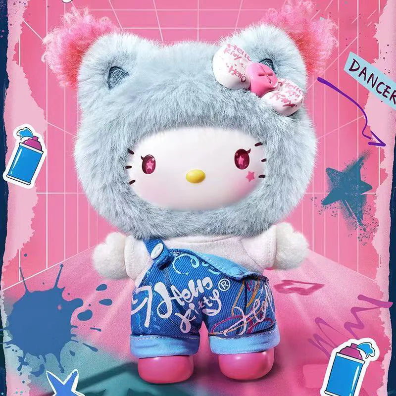 Hello Kitty Graffiti Fuzzy Plush Doll