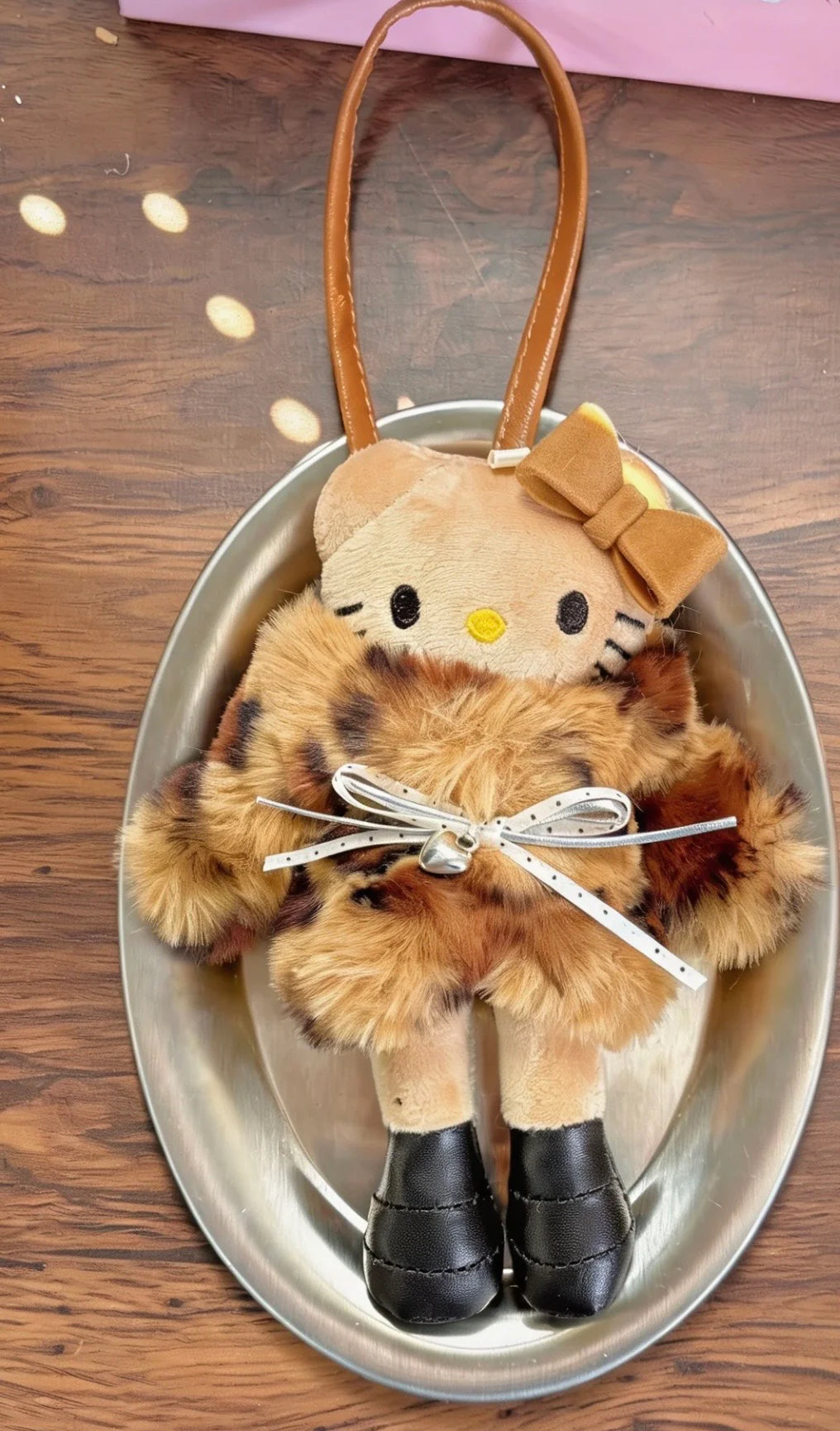 Hello Kitty Fur Babe Keychain Bag Charm