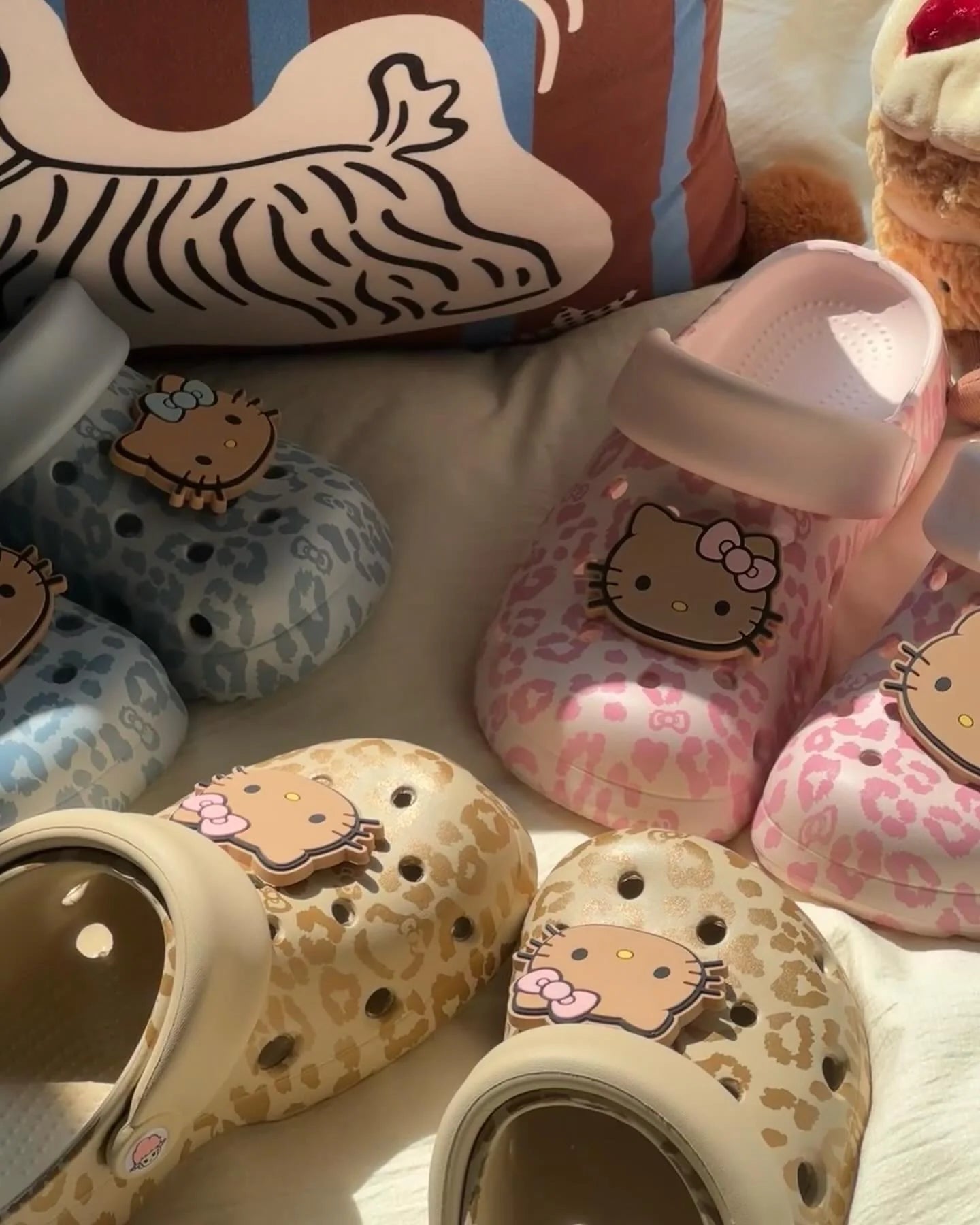 Hello Kitty Leopard Print Clogs