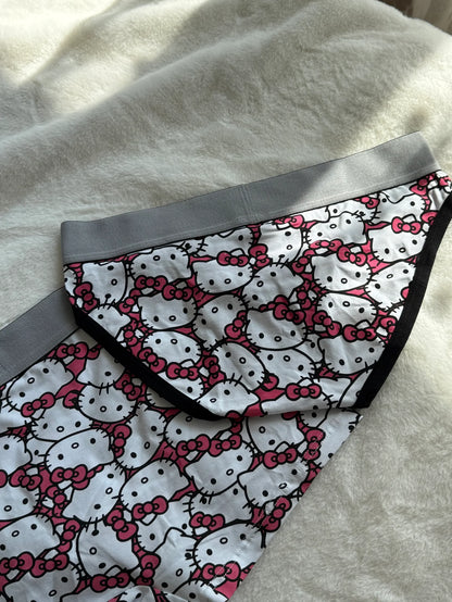Cute Hello Kitty Print Cotton Panties