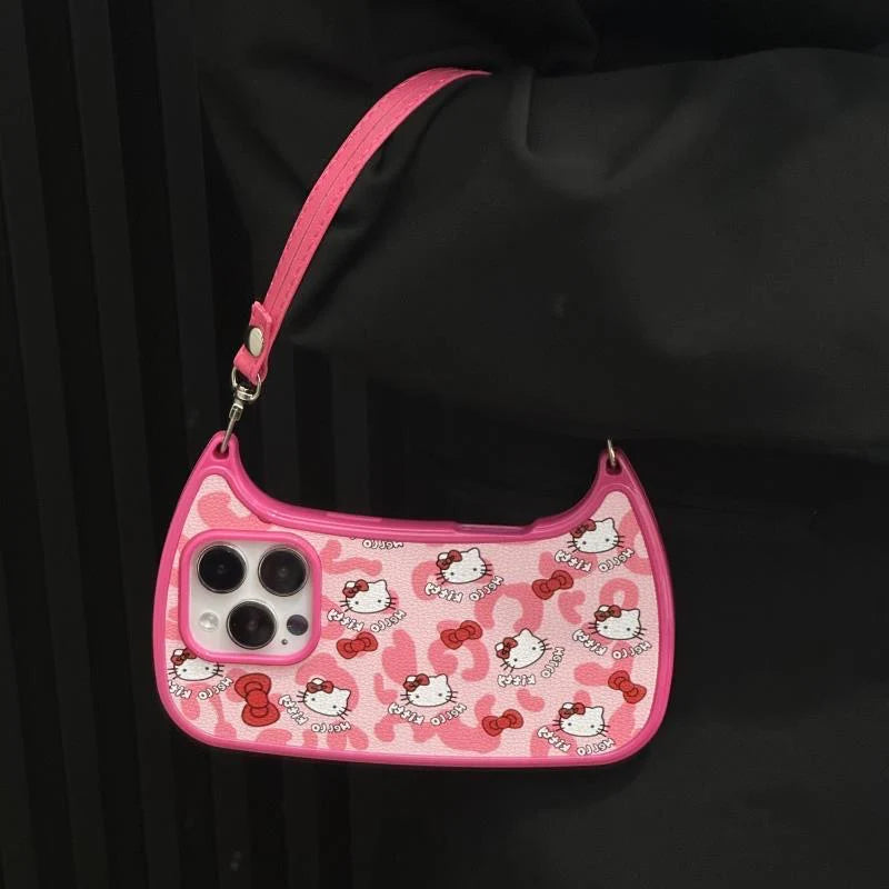 Hello Kitty Phone Case With Lanyard