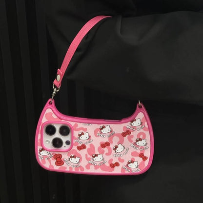 Hello Kitty Phone Case With Lanyard