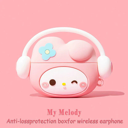 Sanrio Wearing Headphone AirPod Case