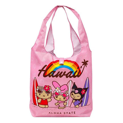Aloha Hello Kitty Hawaii Foldable Reusable Tote Bag