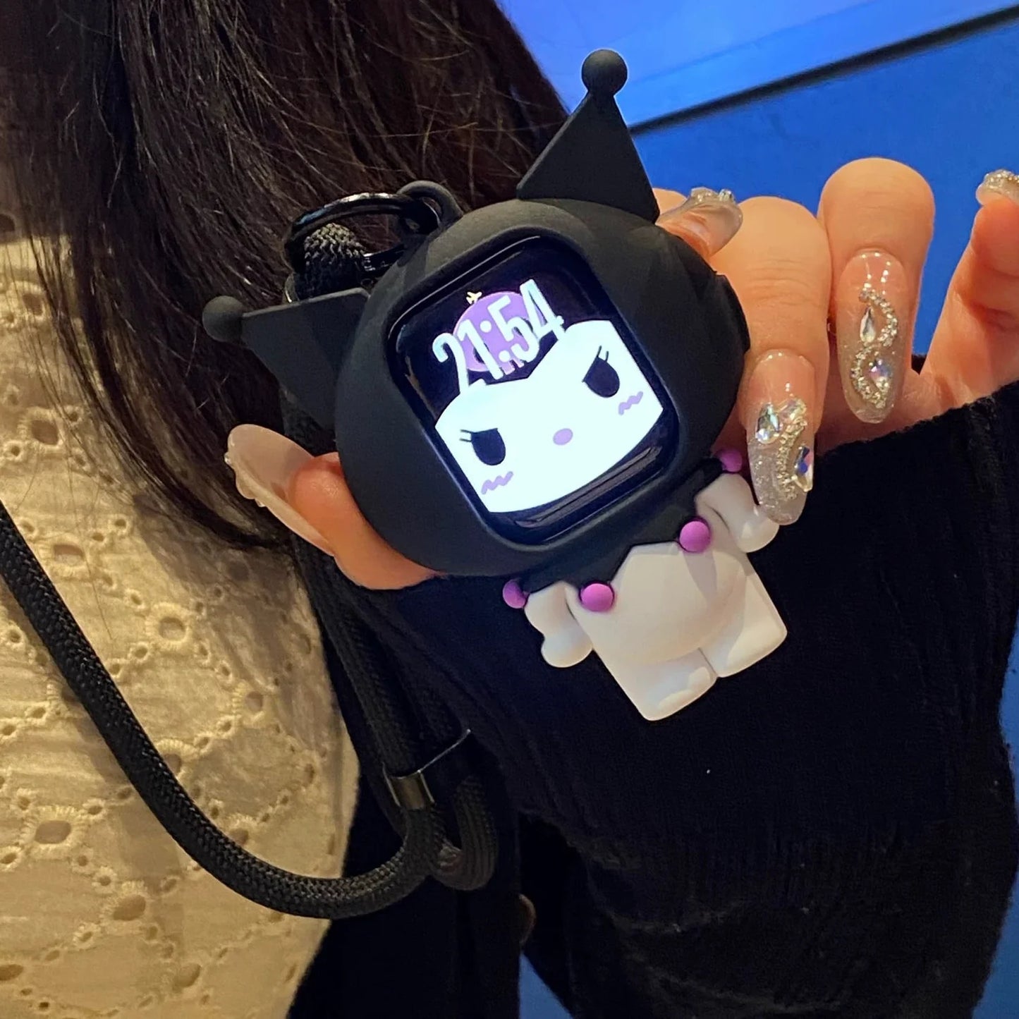 Kuromi Shape Silicone Apple Watch Case for iWatch Series
