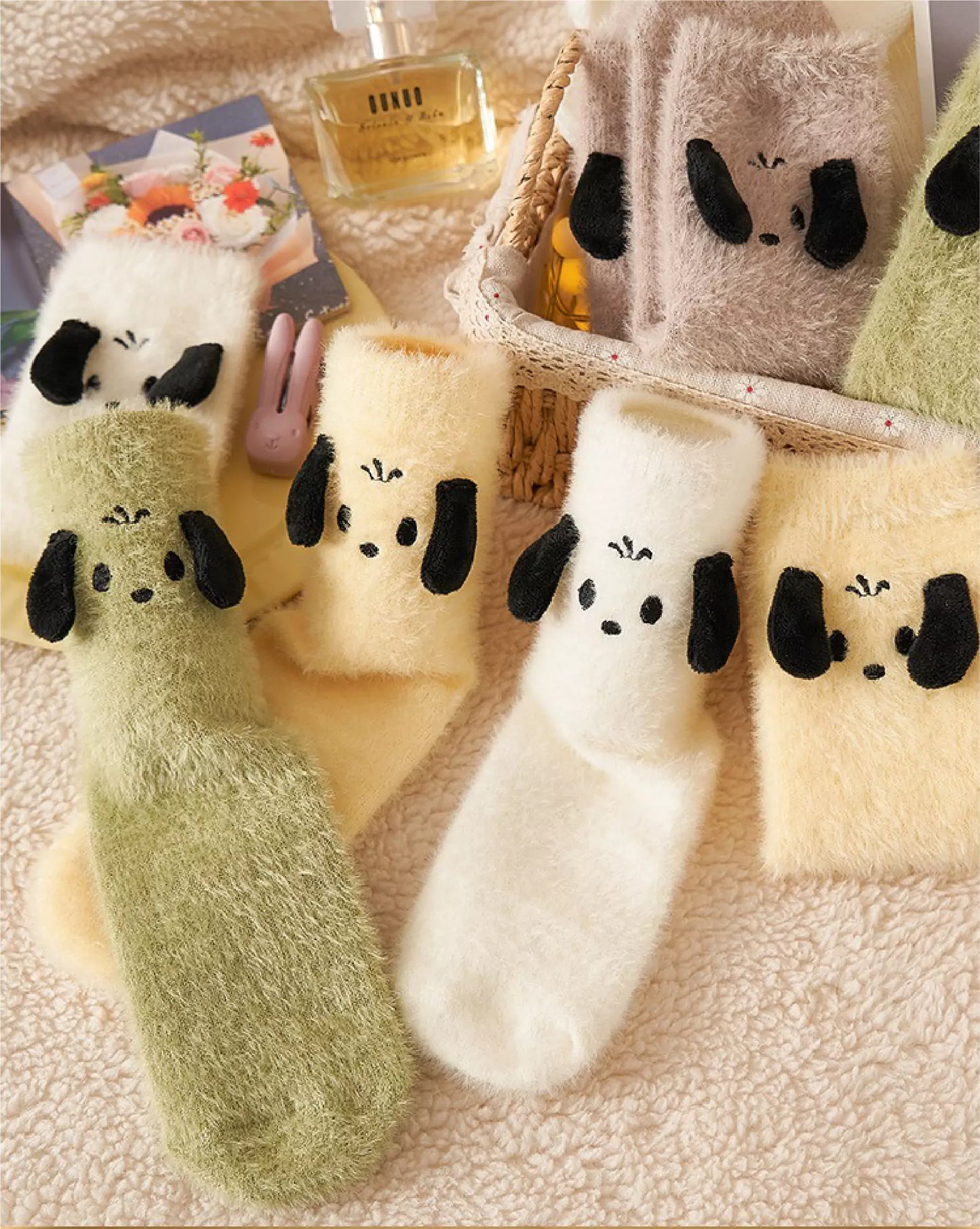 Pochacco Fleece Socks (5 PCs Pack)