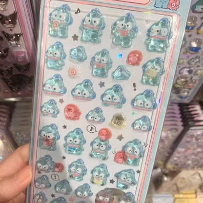 Sanrio Bonbon Drop Crystal 3D Stickers