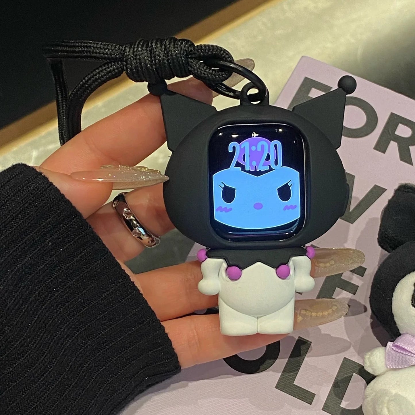 Kuromi Shape Silicone Apple Watch Case for iWatch Series