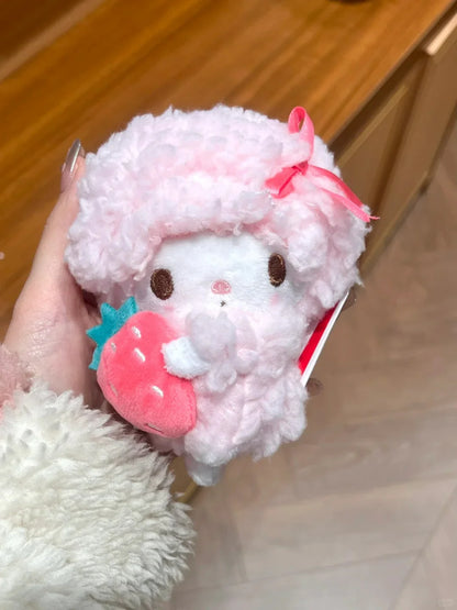 My Sweet Piano Pink Plush Keychain