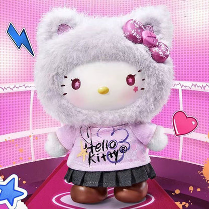 Hello Kitty Graffiti Fuzzy Plush Doll