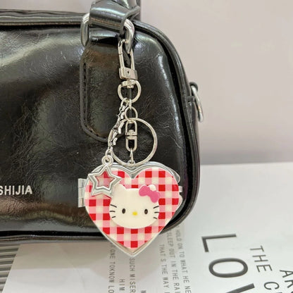 Hello Kitty Heart Mirror Keychain