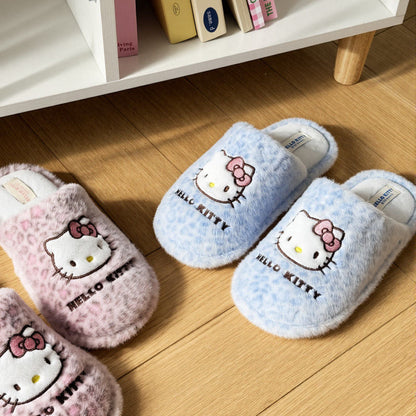 Hello Kitty Leopard Fluffy Slipper