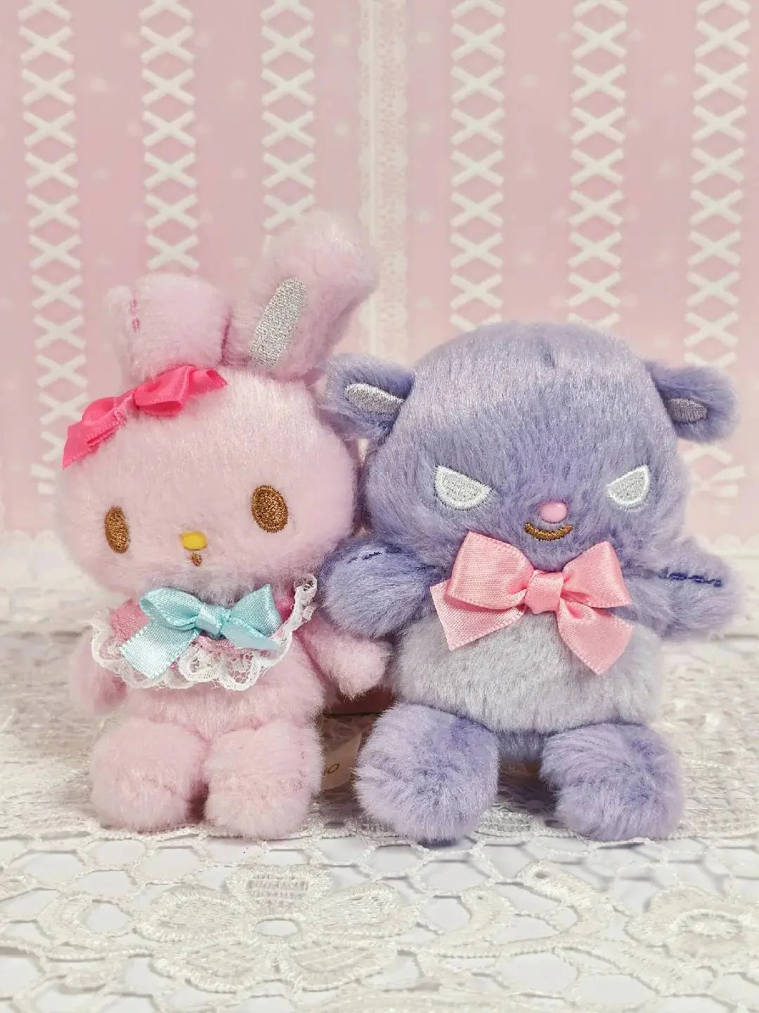 Kuromi & My Melody Fairy Tale Vinyl Face Plush Dolls