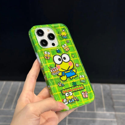 Keroppi Phone Case with Frog Bell Charm