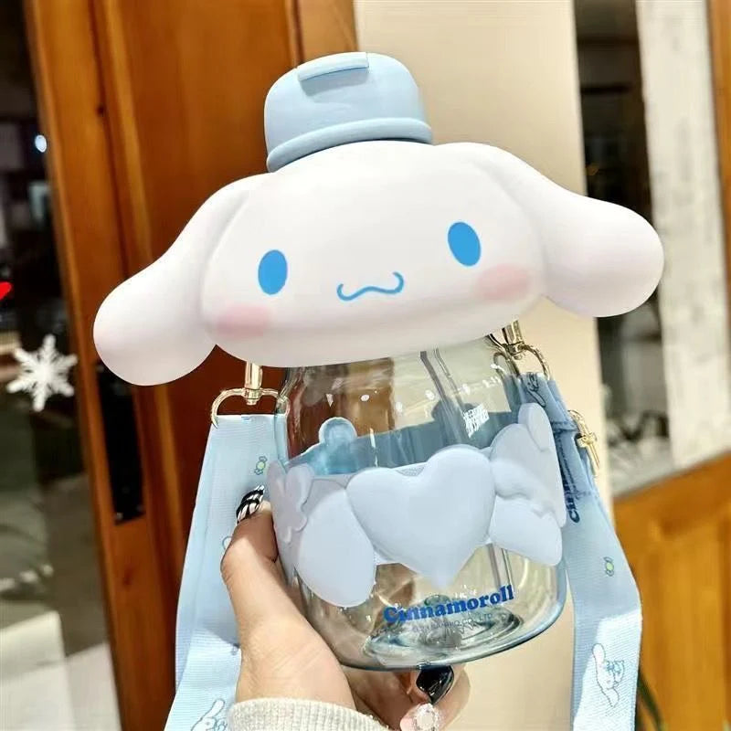 Sanrio Kids Face-shaped Water Bottle (650ml)