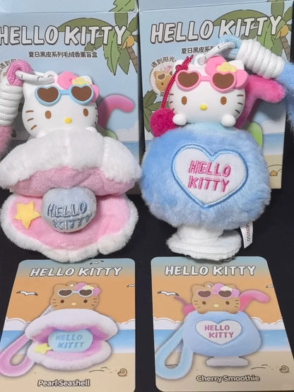 Hello Kitty Tropical Plush Keychain – Sun Activated Tanning Effect