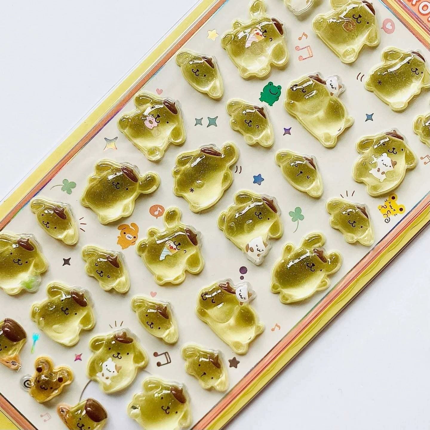 Sanrio Bonbon Drop Crystal 3D Stickers