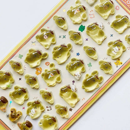 Sanrio Bonbon Drop Crystal 3D Stickers