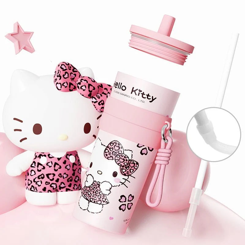 HelloKitty Chic Leopard-Print Tumbler (660ml)