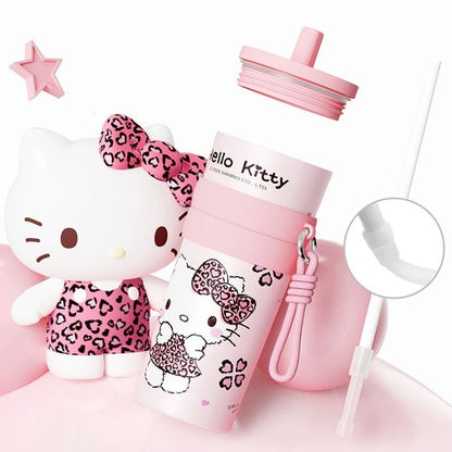 HelloKitty Chic Leopard-Print Tumbler (660ml)