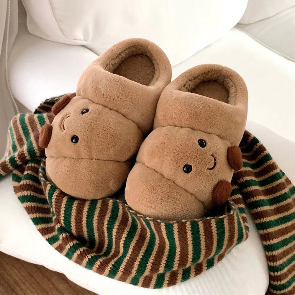 Croissant Cozies - Buttery Soft Slip-on Slippers