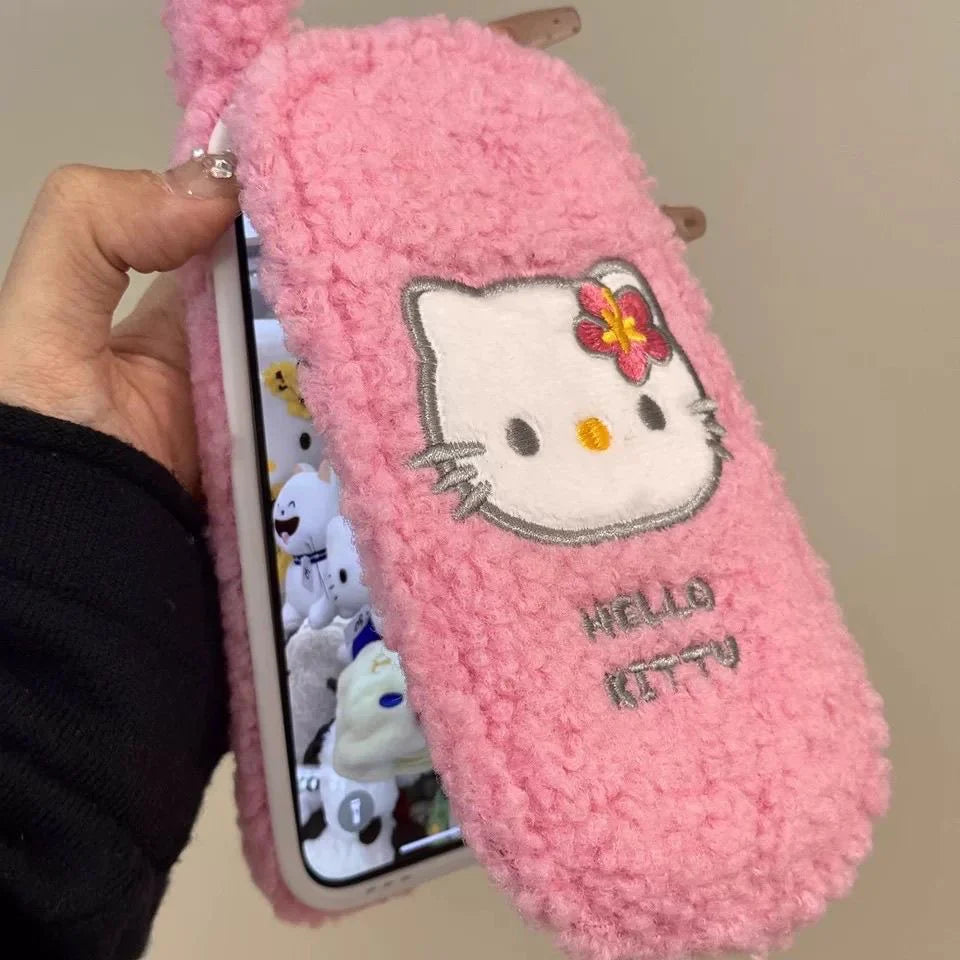 HelloKitty Dreamy Pink Fuzzy Phone Case