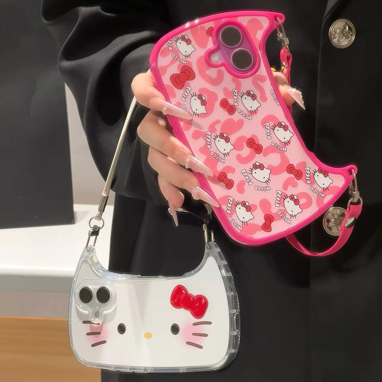 Hello Kitty Phone Case With Lanyard