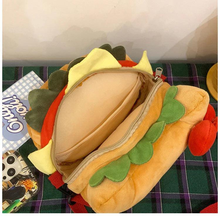 hello kitty burger backpack Hello Kitty Burger Shoulder Bag – In Kawaii Shop