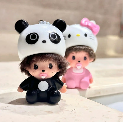 Monchichc Sweet Collectible Keychain Figure
