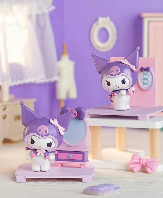 Kuromi Cozy Home Blind Box with Dust-Proof Acrylic Case