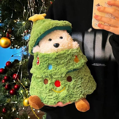 Christmas Tree Pup Plushie Set