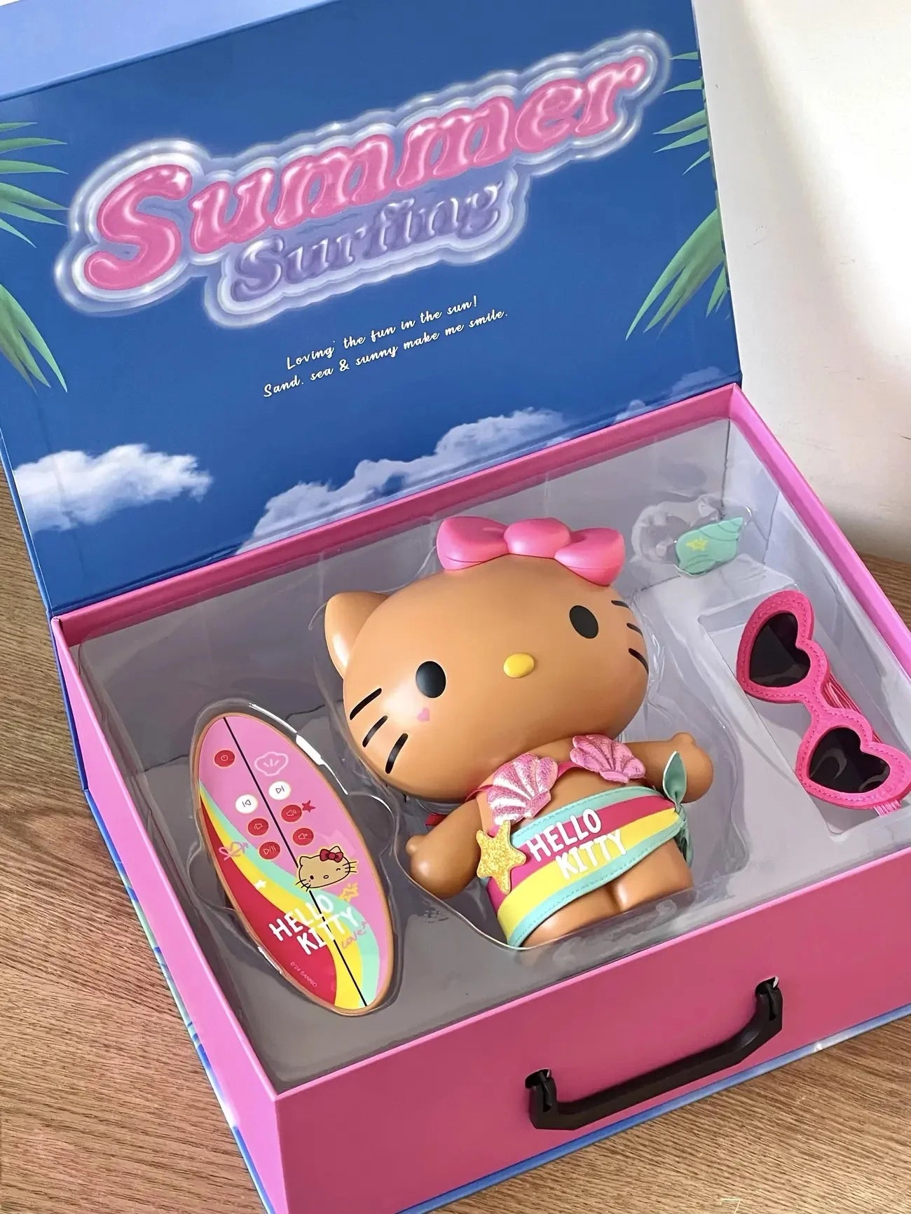 HelloKitty Beach Surfing Bluetooth Speaker Gift Box