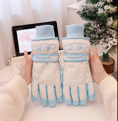 Sanrio Winter Warm Plush Ski Gloves