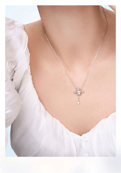 Silver Cinnamoroll Necklace