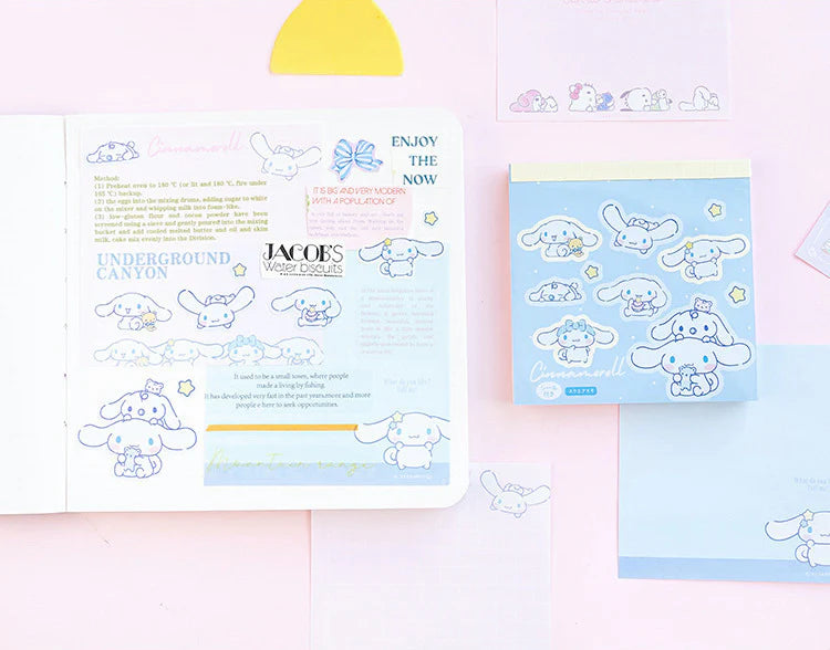 Sanrio Kawaii Memo Pad Set