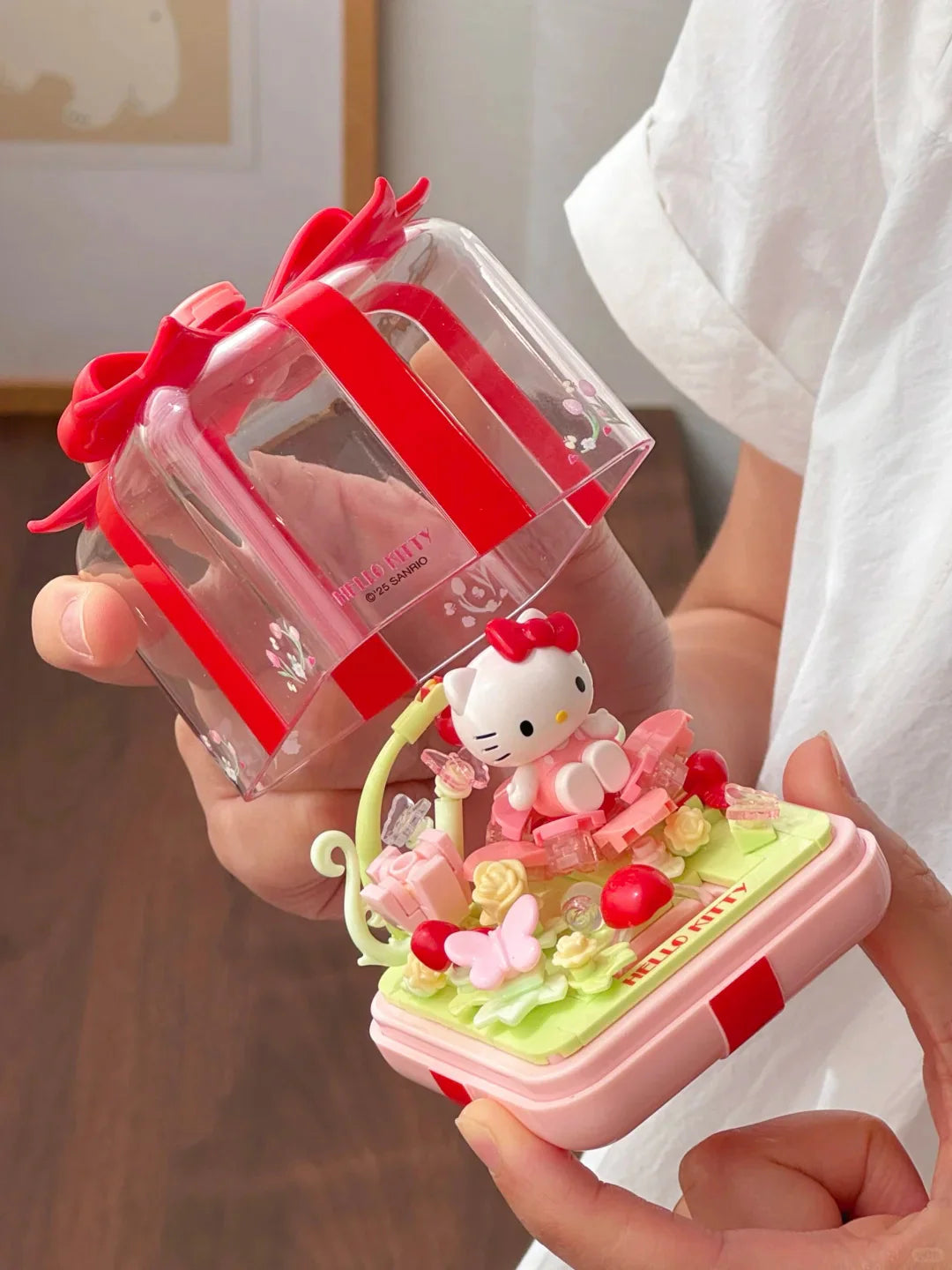 Sanrio Flower Ring Box Building Blocks Blind Box