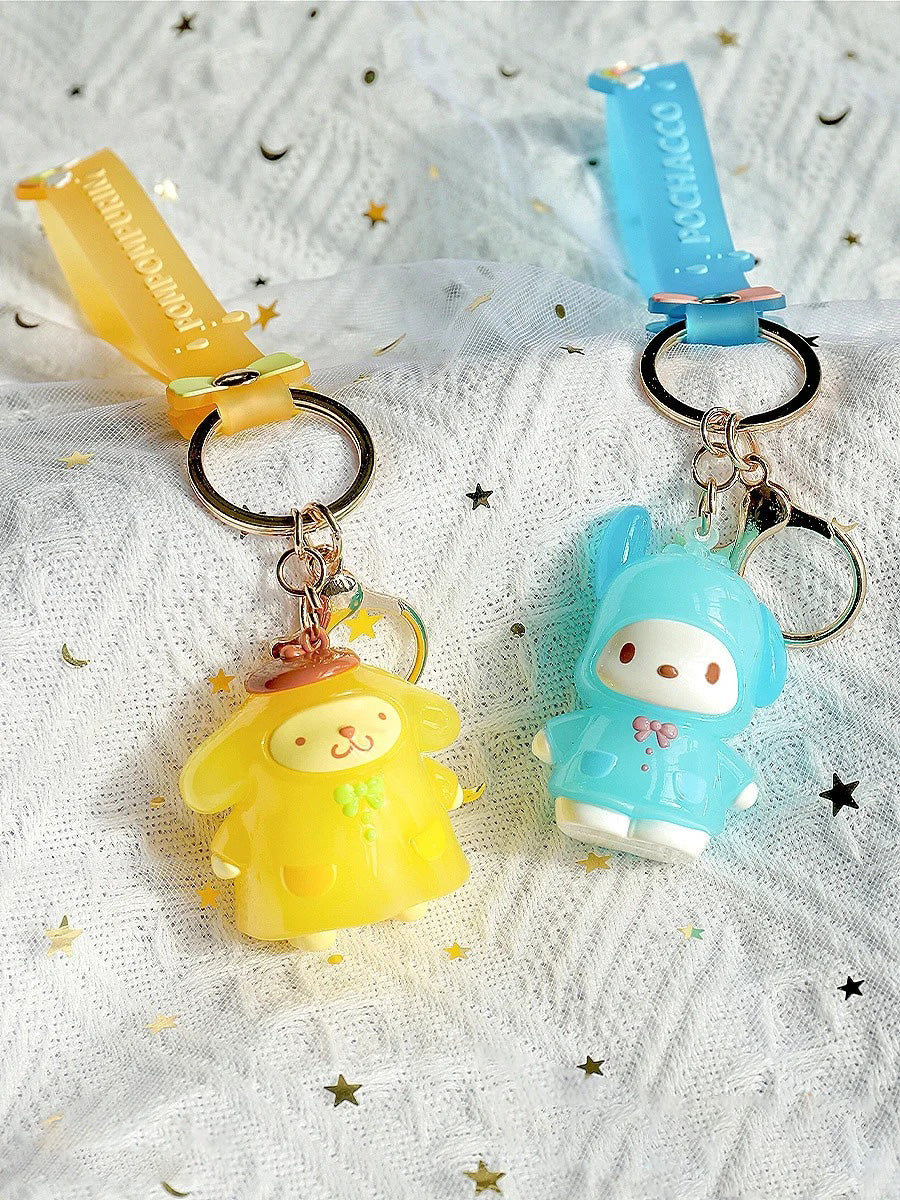 Sanrio Characters Raincoat Series Keychain