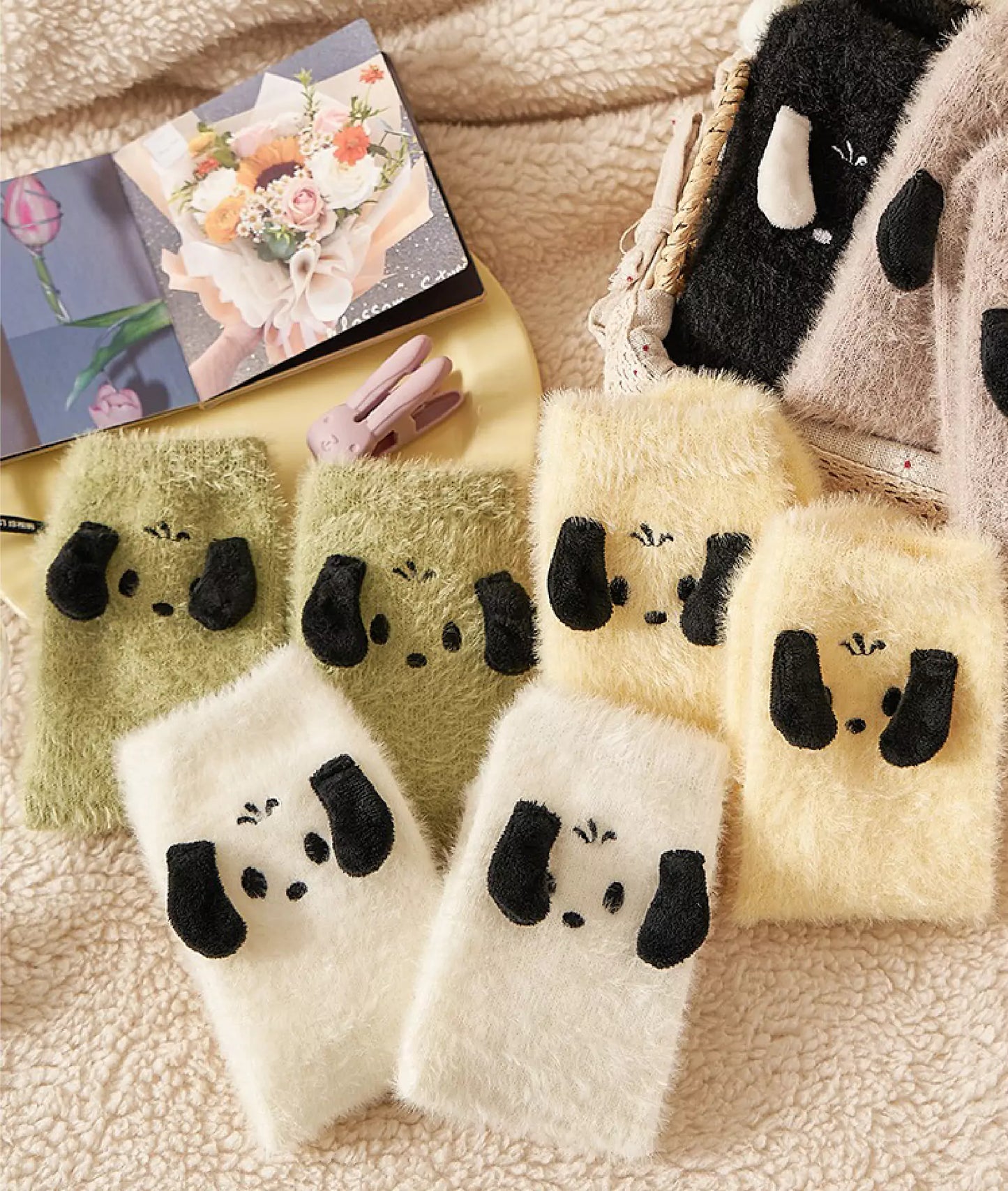 Pochacco Fleece Socks (5 PCs Pack)