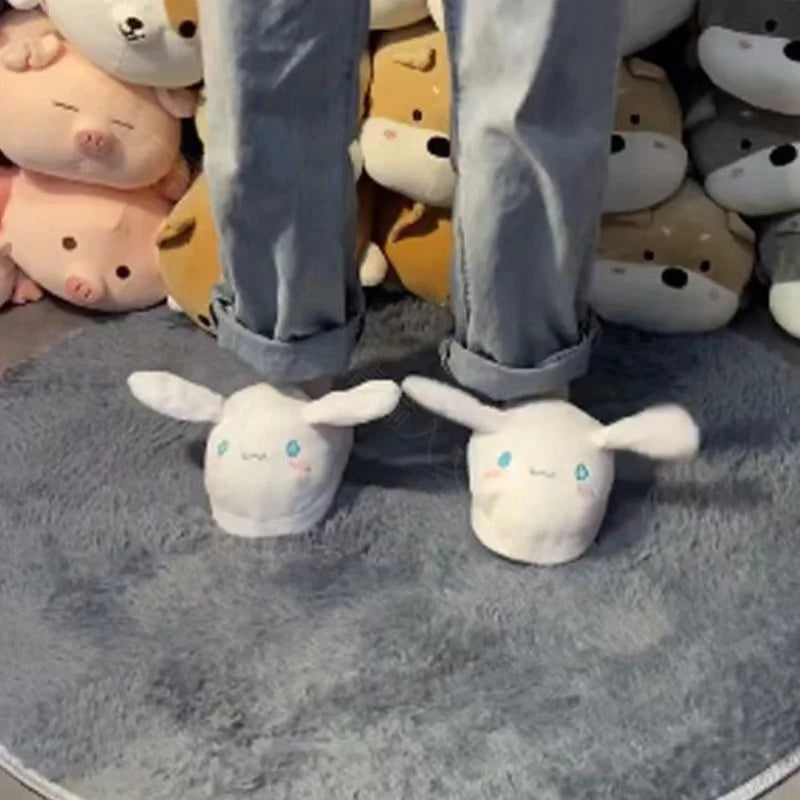 Bunny slippers with online moving ears